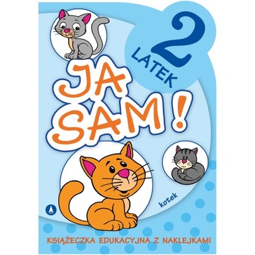 KSIĄŻECZKA EDUKACYJNA Z NAKLEJKAMI JA SAM! 2 LATEK