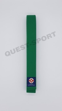 PAS KYOKUSHIN z naszywką 260 cm zielony