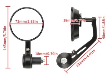 НИЖНИЕ КРУГЛЫЕ ЗЕРКАЛА РУЛЯ МОТОЦИКЛ КВАДРОЦИКЛ ГОЛЫЙ УЛИЦА КАФЕ ГОНЩИК