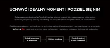 OBUDOWA PODWODNA DO TELEFONU DIVEVOLK SEATOUCH 4 MAX - NIEBIESKA