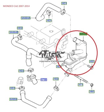 МАСЛЯНЫЙ СЕПАРАТОР FORD 1.8 DIESEL LYNX FOCUS MONDEO