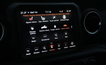 Jeep Gladiator Gladiator JT Seria 0 3.0 V6 MultiJet 264KM 2022 Jeep Gladiator 3.0 V6 MultiJet Overland aut Najbogatszy Od Reki FVat Zadba, zdjęcie 23