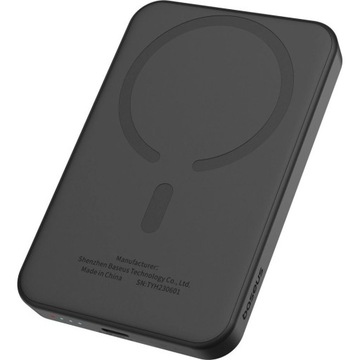 Индукционный блок питания Baseus с кабелем USB-C для MagSafe Qi QC PD 5000 мАч, 20 Вт