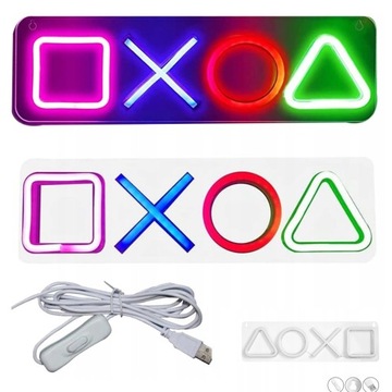 GAME LIGHT REKLAMA GAME NEON LED UCHWYT LIGHT 42cm DO GIER