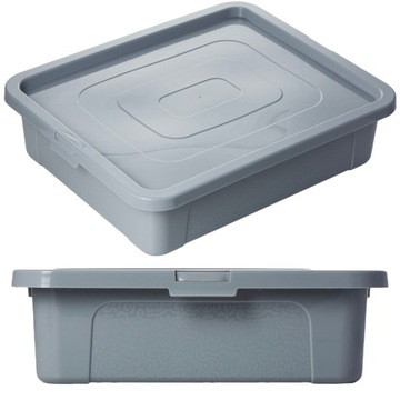 POJEMNIK PUDEŁKO BOX PLASTIKOWE Z POKRYWĄ 10 L