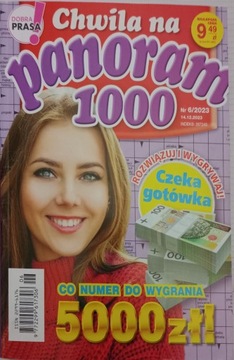 Krzyżówki Chwila na panoram 1000 6/2023 PANORAMICZNE