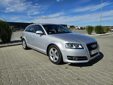 Audi A3 8P Hatchback 3d 2.0 TDI CR 140KM 2011 Audi A3 2.0 140 km Automat 6 xAir Bag Klimatronik, zdjęcie 1