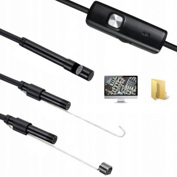 ЭНДОСКОПНАЯ ИНСПЕКЦИОННАЯ КАМЕРА 5M ANDROID ПК USB LED