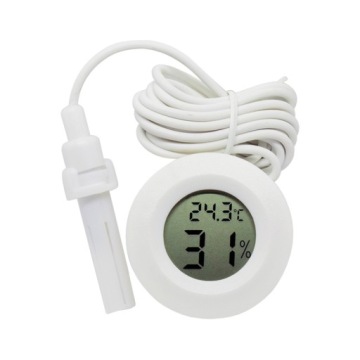 Termometr + Higrometr Miernik wilgotności okrągły