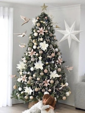 ВИФЛЕЕМСКАЯ ЗВЕЗДА ЦВЕТЫ ДЛЯ РОЖДЕСТВЕНСКОЙ ЕЛКИ ВЕЛЮРОВЫЙ КРЕМ