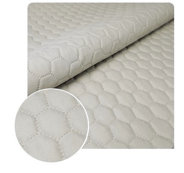 tkanina material welur velvet pikowany Marsylia