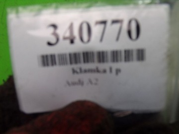 AUDI A2 KLIKA LEVÝ PŘEDNÍ