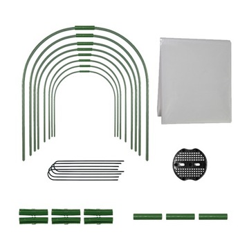 МИНИ-САД ТЕПЛИЧНАЯ ФОЛЬГА ТУННЕЛЬНАЯ ФОЛЬГА ДЛЯ ВЫРАЩИВАНИЯ РАСТЕНИЙ на грядке высотой 6 м