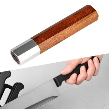 Japoński uchwyt noża kuchennego Uniwersalny wymienny ośmiokątny styl A