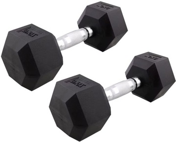 PROFESJONALNA HANTLA CIĘŻAREK METAL GRYF 2x7,5 kg