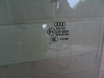 AUDI A6 C6 SKLO (OKNO) PRAVÝ ZADNÍ KOMBI