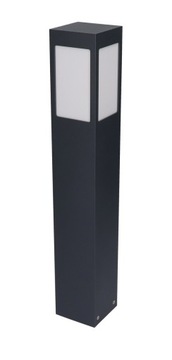 Lampa ogrodowa kwadratowa 50cm stojąca słupek - do oświetlenia alejek