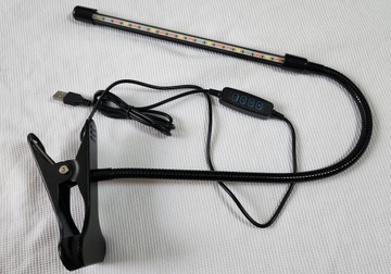 Светодиодная лампа Sideon для выращивания растений, настольный подоконник, сильный зажим, 1 кронштейн