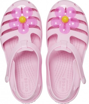 САНДАЛИИ CROCS ДЛЯ ДЕВОЧКИ ISABELLA CHARMS PINK GIRLS размер 22,5