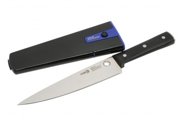 NÓŻ KUCHENNY 'STAY SHARP' Z POKROWCEM 33,5CM STAL