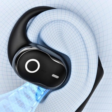 SŁUCHAWKI BEZPRZEWODOWE zauszne SANSUI w26 dwa mikrofony BLUETOOTH 5.4