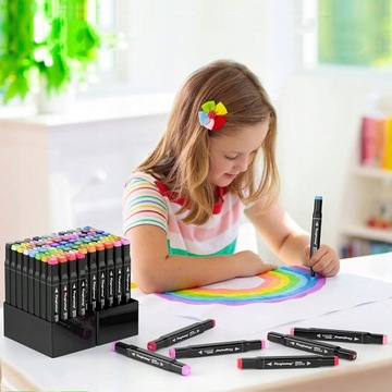 НАБОР АЛКОГОЛЬНЫХ МАРКЕРОВ МАНГА 80 ШТ.