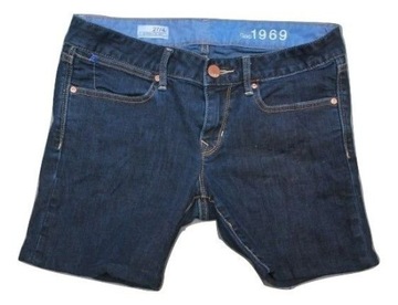 Spodenki szorty jeans Gap 27/4r M 38 Skinny z US