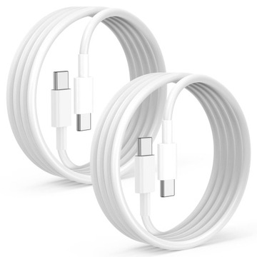 2x Kabel USB typ C - USB typ C SZYBKIE ŁADOWANIE 1,5m