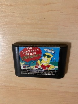 2 картриджа - Таз-Мания + Симпсоны - Sega Mega Drive Megadrive