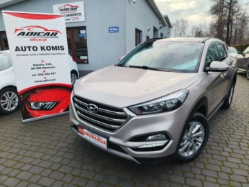 Hyundai Tucson III SUV 1.7 CRDI 115KM 2017 Hyundai Tucson 1.7 CRDi Ledy Navi Panorama Skora Piekny GWARANCJA