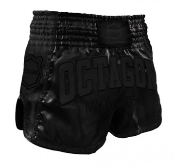 Spodenki Muay Thai Octagon black czarny - XS