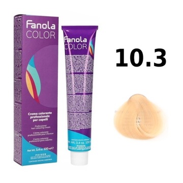 FANOLA CREMA COLORE 100ml farba do włosów nr 10.3