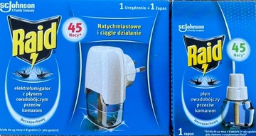 ЭЛЕКТРОФУМИГАТОР РЕЙД + ЗАМЕНА на жидкость от комаров SC Johnson 27 мл