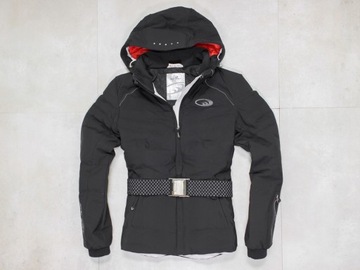 WEST SCOUT PUCH KURTKA NARTY DAMSKA CZARNA LOGO 36