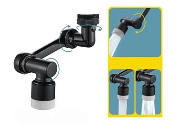 УДЛИНИТЕЛЬ ВРАЩАЮЩЕГОСЯ КРАНА ЧЕРНЫЙ АЭРАТОР МЕТАЛЛИЧЕСКИЙ АЭРАТОР