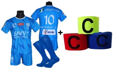 NEYMAR JR komplet strój piłkarski AL HILAL r 128