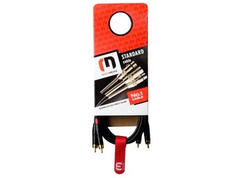 Аудиокабель Red's Music, 2x RCA / 2x RCA, 1 м
