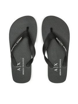 ARMANI EXCHANGE SUPER KOMFORTOWE KLASYCZNE JAPONKI R.42 AXE833