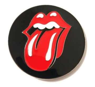 Stones Rolling język klamra spinka do pasa paska