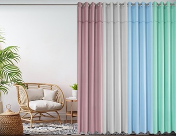 ШТОРЫ С ДЛИННЫМИ ГЛЮСАМИ, ВЫБОР ЦВЕТА