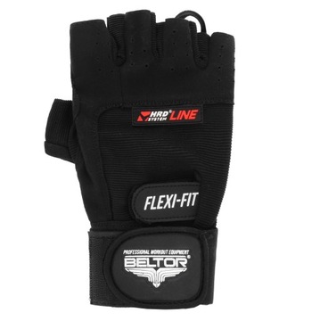 КОЖАНЫЕ ТРЕНИРОВОЧНЫЕ ПЕРЧАТКИ BELTOR ДЛЯ ТРЕНАЖЕРНЫХ ЗАЛ FLEXI FIT РАЗМЕР XXL