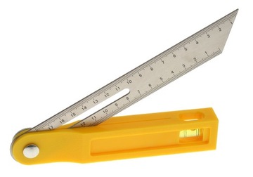 KĄTOWNIK NASTAWNY Z POZIOMNICĄ SKOŚNICA 30 cm