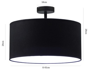 ПОТОЛОЧНЫЙ СВЕТИЛЬНИК ЛЮСТРА PW45 СВЕТОДИОДНЫЙ абажур E27 ГОСТИНАЯ СПАЛЬНЯ ЗАЛ