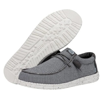 Мужские легкие мокасины, туфли-слипоны HeyDude Wally Sport Mesh 44