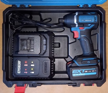 Аккумуляторный ударный винтоверт Erbauer EID18-Li, ключ 160 Нм