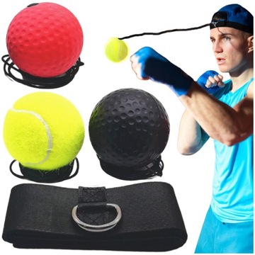 НАБОР ИЗ 3-Х ШАРОВ BALL REFLEX BALL БОКСЕРСКАЯ ТРЕНИРОВОЧНАЯ ГРУША