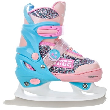 Роликовые коньки Регулируемые роликовые коньки 4в1 RAVEN Etta 27-30 LED Wheels