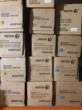 Оригинальный тонер Xerox WC 7120 7125 006R01464, Голубой, FV