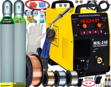 SPAWARKA MIGOMAT MAGNUM 240 DUAL PULS SYNERGIA TIG