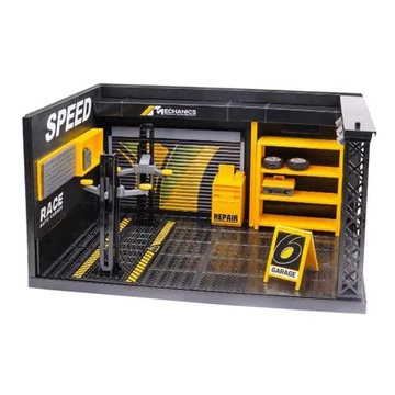 Mini warsztat samochodowy 1/24 samochód bez deski